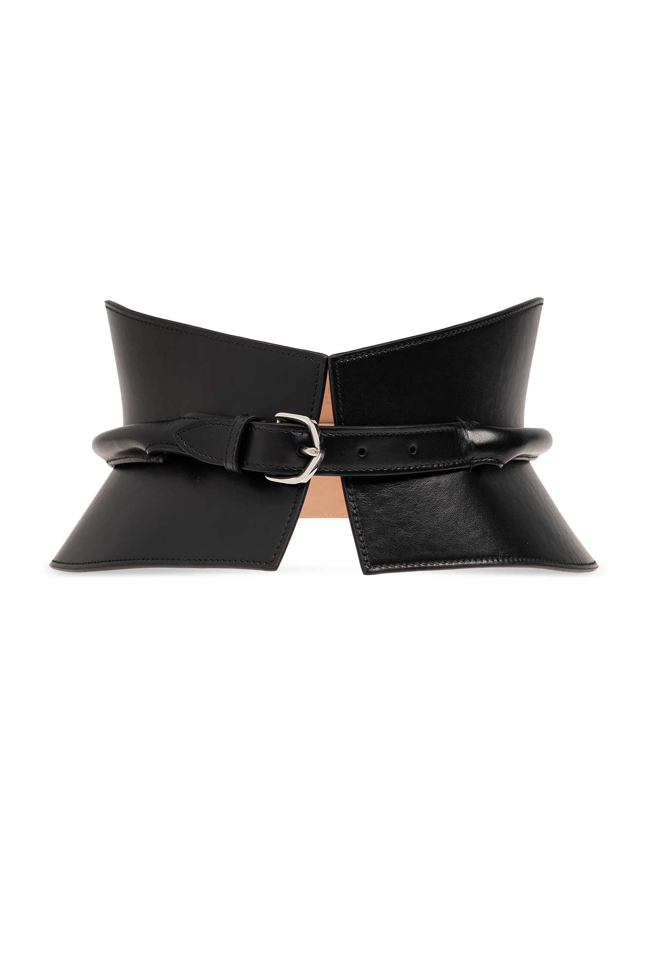 ベルト Alaia Large Belt In Glossy Leather ALAÏA Leather waist belt | NET-A-PORTER